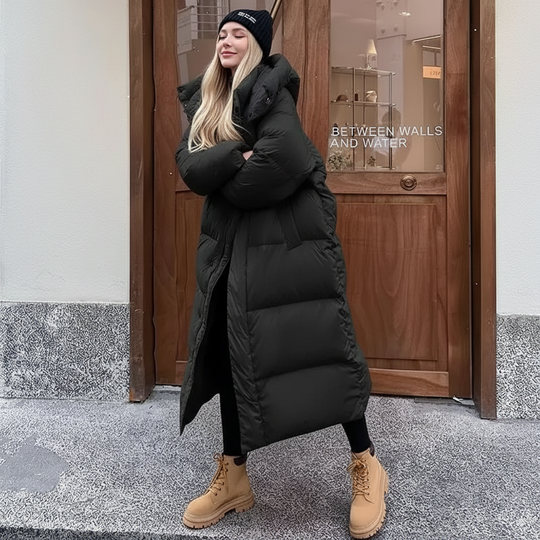 R&B | Gepolsterte Pufferjacke Damen - Winddicht mit Kapuze
