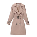 R&B | Eleganter Schicker Trenchcoat Traf Riem