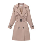 R&B | Eleganter Schicker Trenchcoat Traf Riem