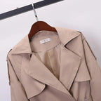 R&B | Eleganter Schicker Trenchcoat Traf Riem