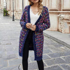 R&B | Bunter Warmer Strickjacke