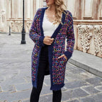 R&B | Bunter Warmer Strickjacke