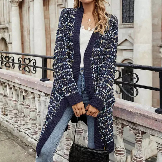 R&B | Bunter Warmer Strickjacke