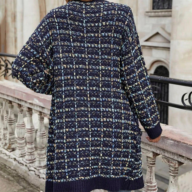 R&B | Bunter Warmer Strickjacke