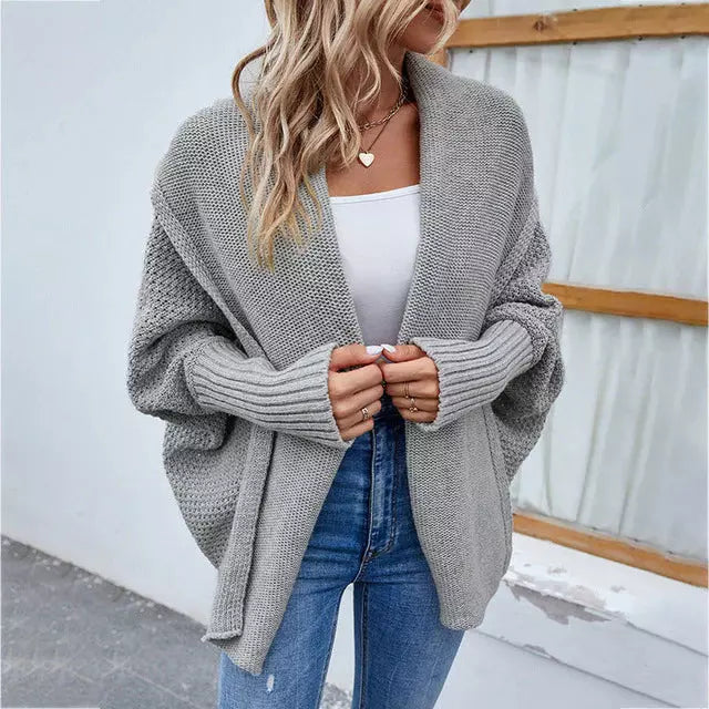 R&B | Einfarbige Elegante Strickjacke für Alltag