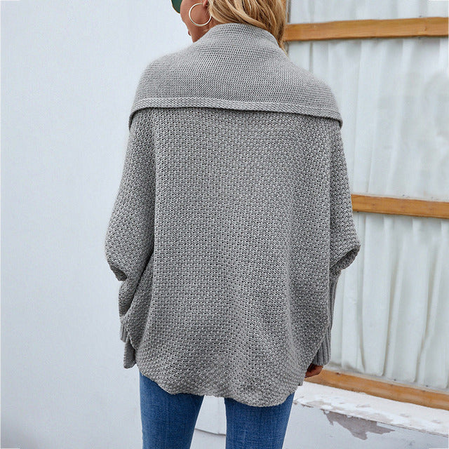 R&B | Einfarbige Elegante Strickjacke für Alltag