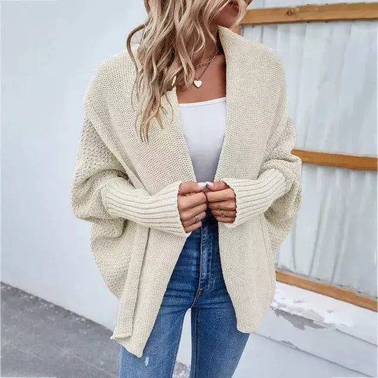 R&B | Einfarbige Elegante Strickjacke für Alltag