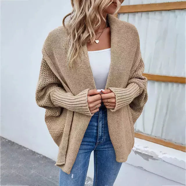 R&B | Einfarbige Elegante Strickjacke für Alltag