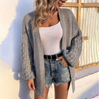 R&B | Strickjacke mit Laternenärmeln