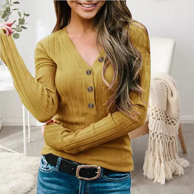 R&B | Einfarbiger Pullover mit Bequemer Passform