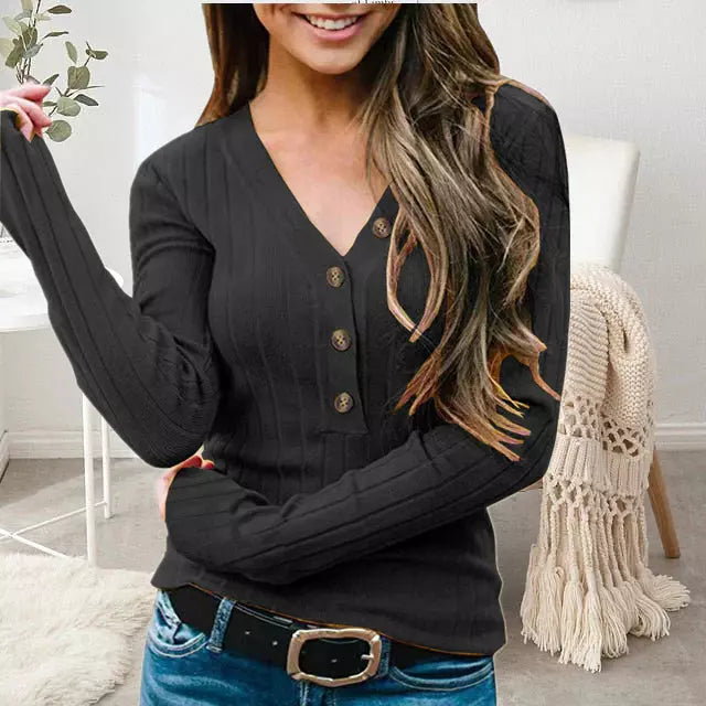 R&B | Einfarbiger Pullover mit Bequemer Passform