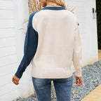 R&B | Gestreifter Strickpullover mit Breiten Linien