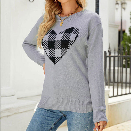R&B | Herz Strickpullover