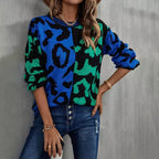 R&B | Leoparden Patchwork Pullover