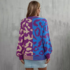 R&B | Leoparden Patchwork Pullover