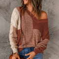 R&B | Patchwork Strickpullover mit Farbkontrasten