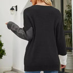R&B | Patchwork Strickpullover mit Kreativem Muster