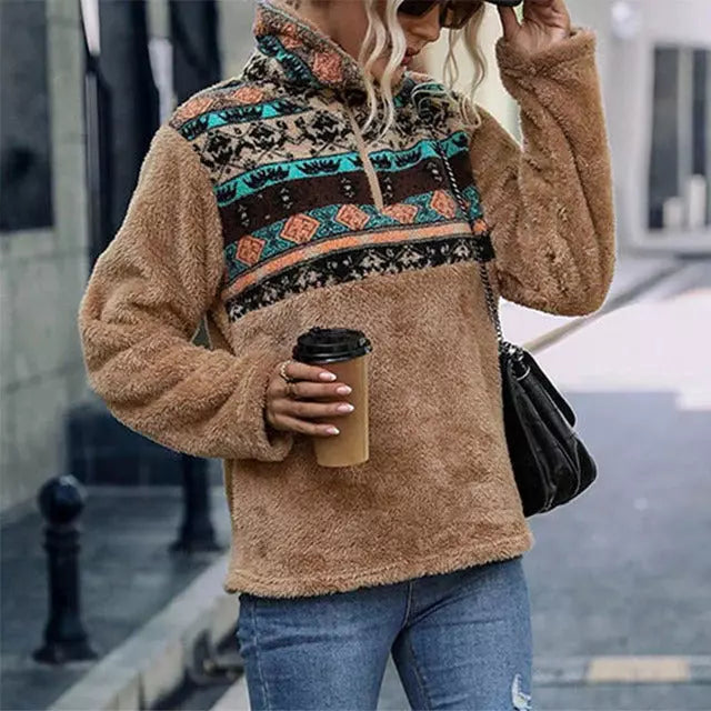 R&B | Pullover mit Geometrischem Print