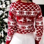 R&B | Lässiger Strickpullover aus Weichem Stoff