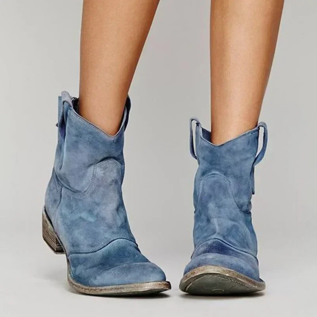 R&B | Leder-Cowboy-Stiefel für Damen
