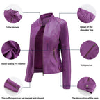 R&B | Slim Fit Bikerjacke Für Damen