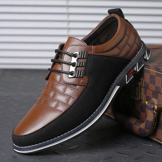R&B | Pu Leder Rutschfest Oxford Schuhe Herrenschuhe