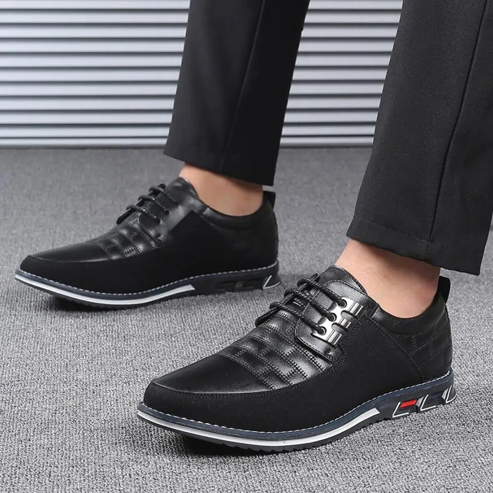 R&B | Pu Leder Rutschfest Oxford Schuhe Herrenschuhe