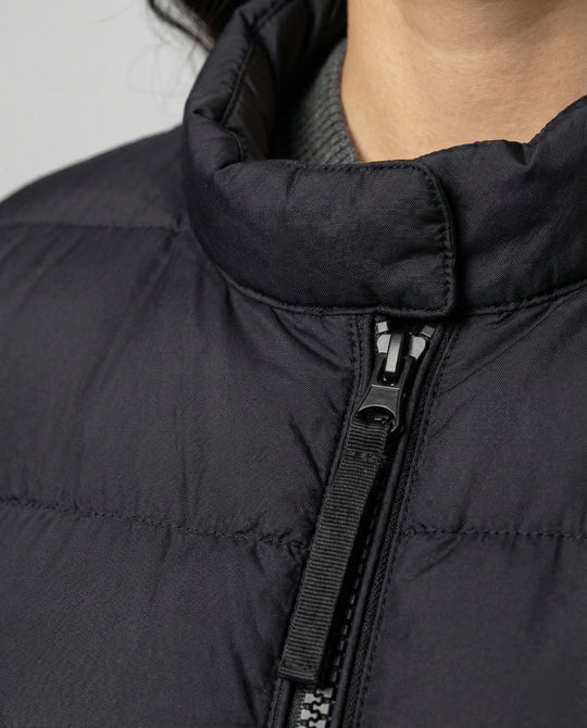 Leichte Damen Steppjacke mit Rundhals Kragen für den Winter