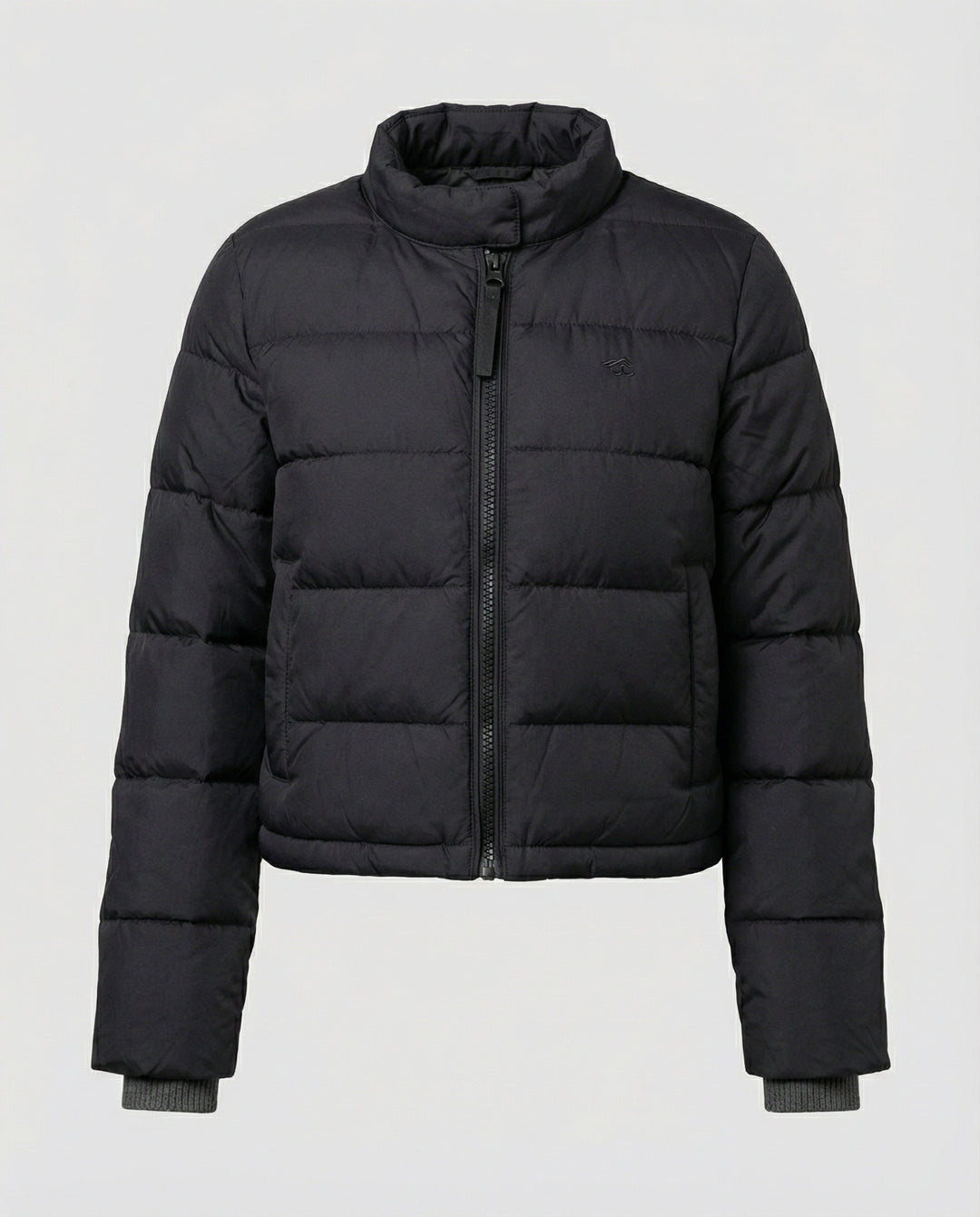 Leichte Damen Steppjacke mit Rundhals Kragen für den Winter