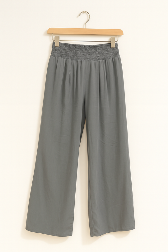 R&B | Sommerhose Damen mit Elastischem High-Waist-Bund
