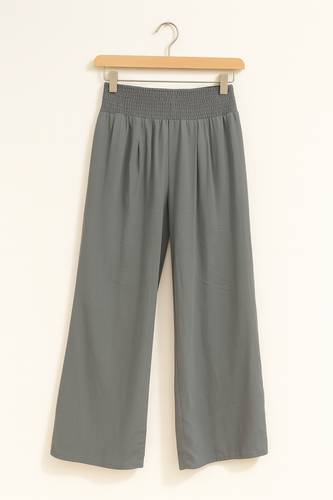 R&B | Sommerhose Damen mit Elastischem High-Waist-Bund