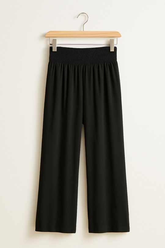 R&B | Sommerhose Damen mit Elastischem High-Waist-Bund
