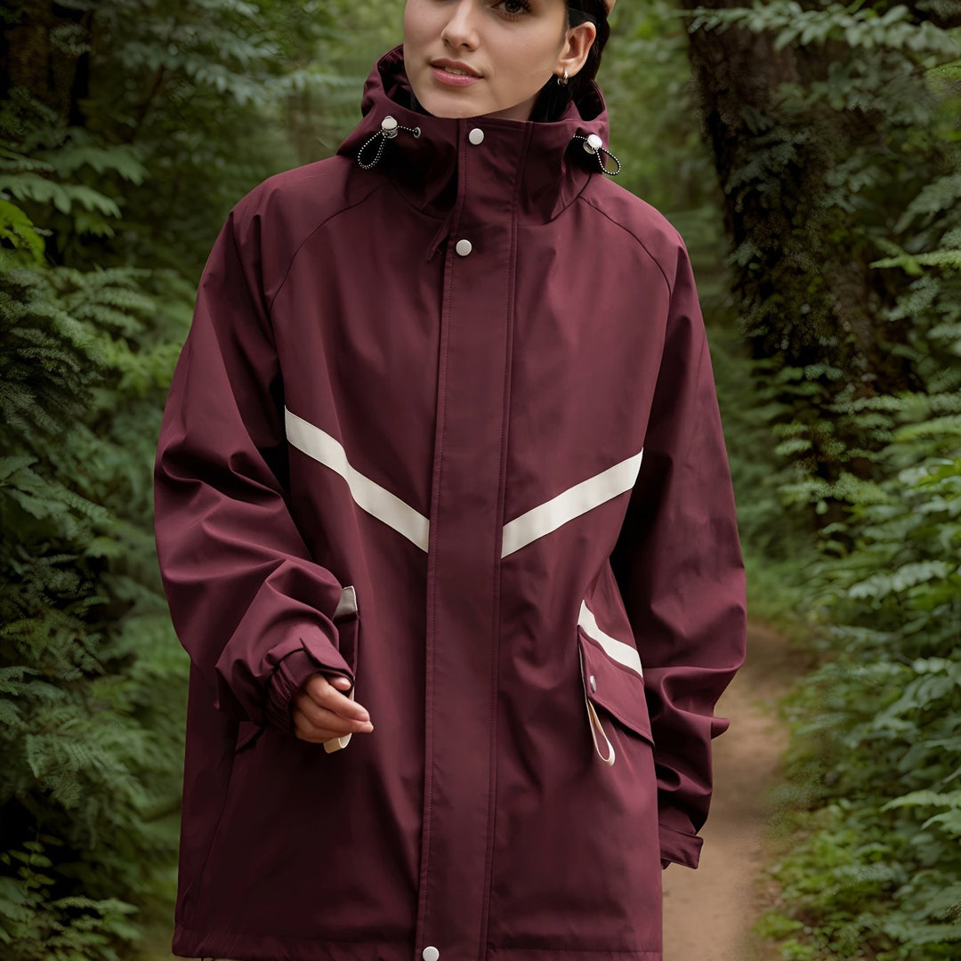 R&B | Wasserdichte Jacke Damen mit Kapuze