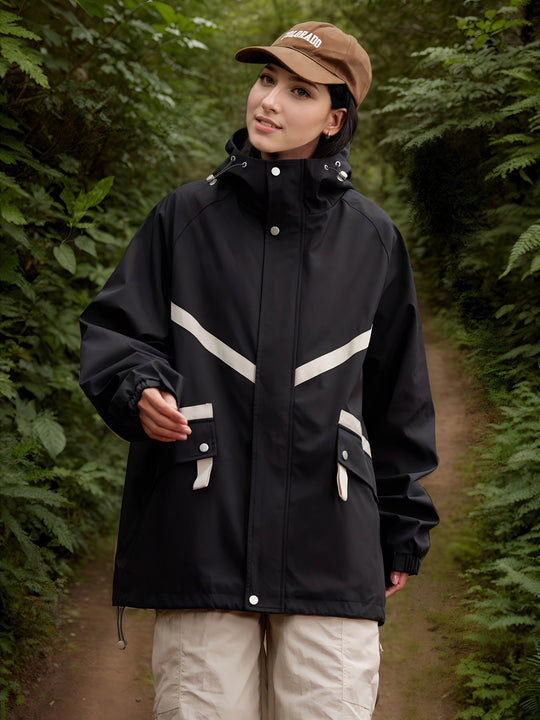 R&B | Wasserdichte Jacke Damen mit Kapuze