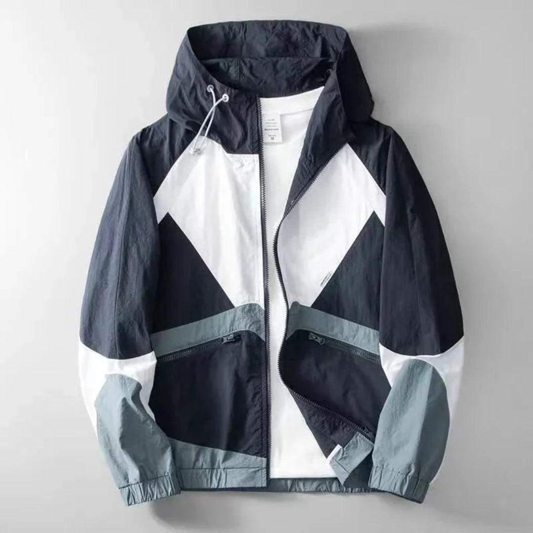 R&B | Windjacke für Männer mit Farbblockdesign