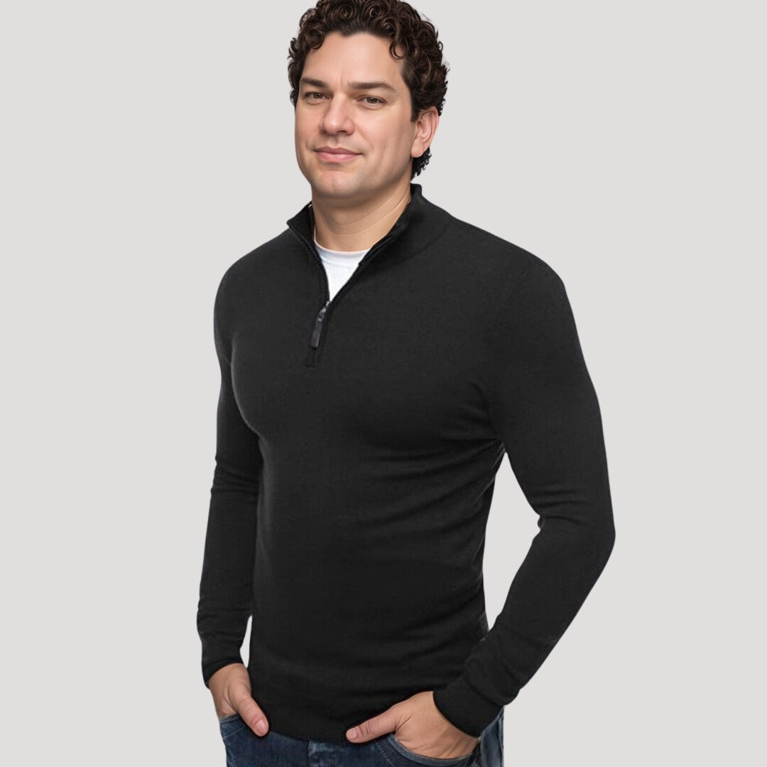R&B | Pullover mit Halbem Reißverschluss