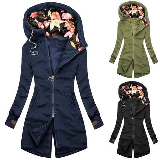 R&B | Übergangsjacke für Frauen mit Kapuze Ideal für Den Frühling