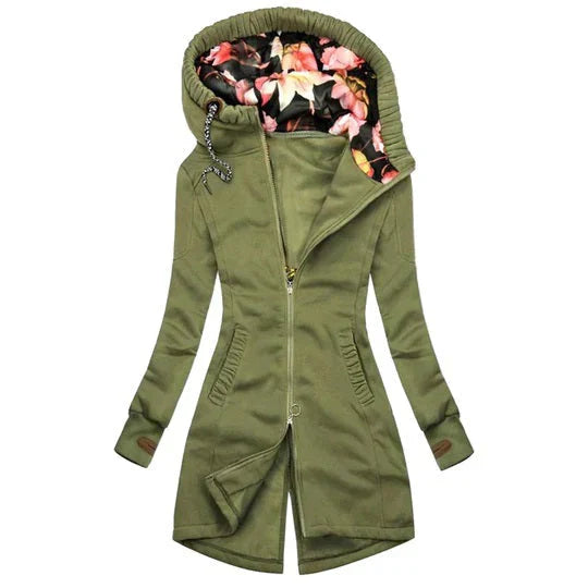 R&B | Kapuzenjacke mit Reißverschluss für Damen
