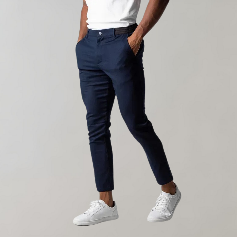 R&B | Chinos Slim Fit Schmaler Schnitt Leichte Baumwolle Vielseitiger Stil