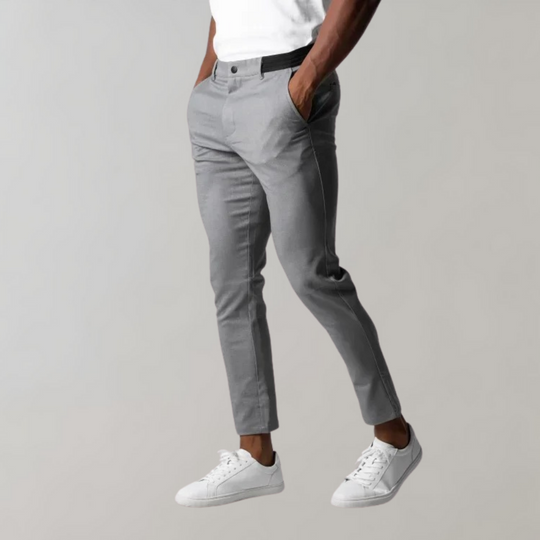 R&B | Chinos Slim Fit Schmaler Schnitt Leichte Baumwolle Vielseitiger Stil