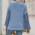 R&B | Patchwork Strickpullover im Trendigen Design