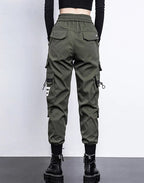 R&B | Hosen High-Waist Cargo-Hose mit Taschen