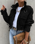 R&B | Elegante Ganzjahres,Bomberjacke für Damen