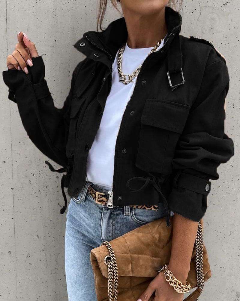 R&B | Elegante Ganzjahres,Bomberjacke für Damen