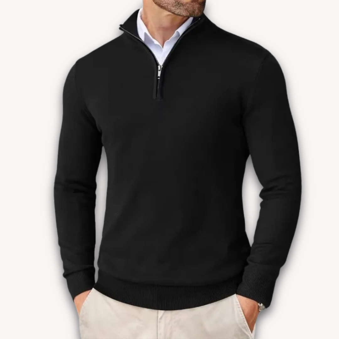 R&B | Pullover - Herren Viertelreißverschluss