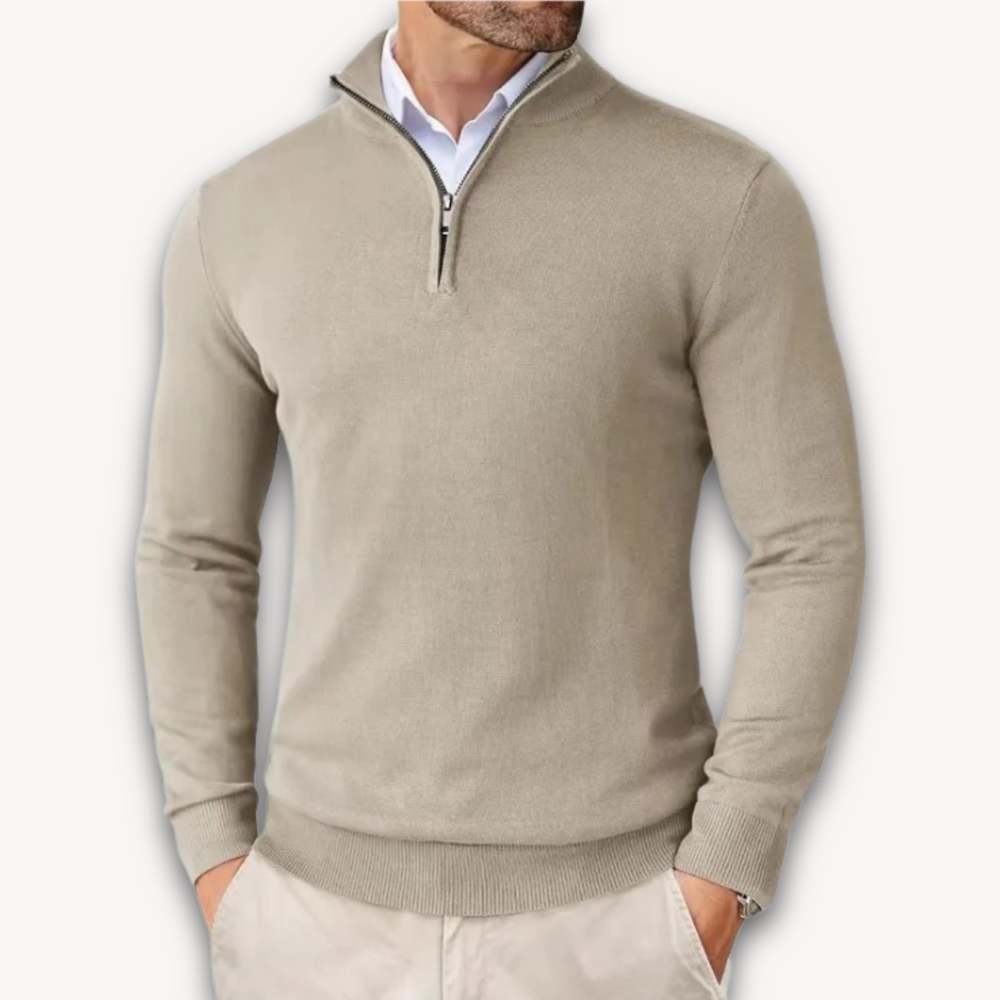 R&B | Pullover - Herren Viertelreißverschluss