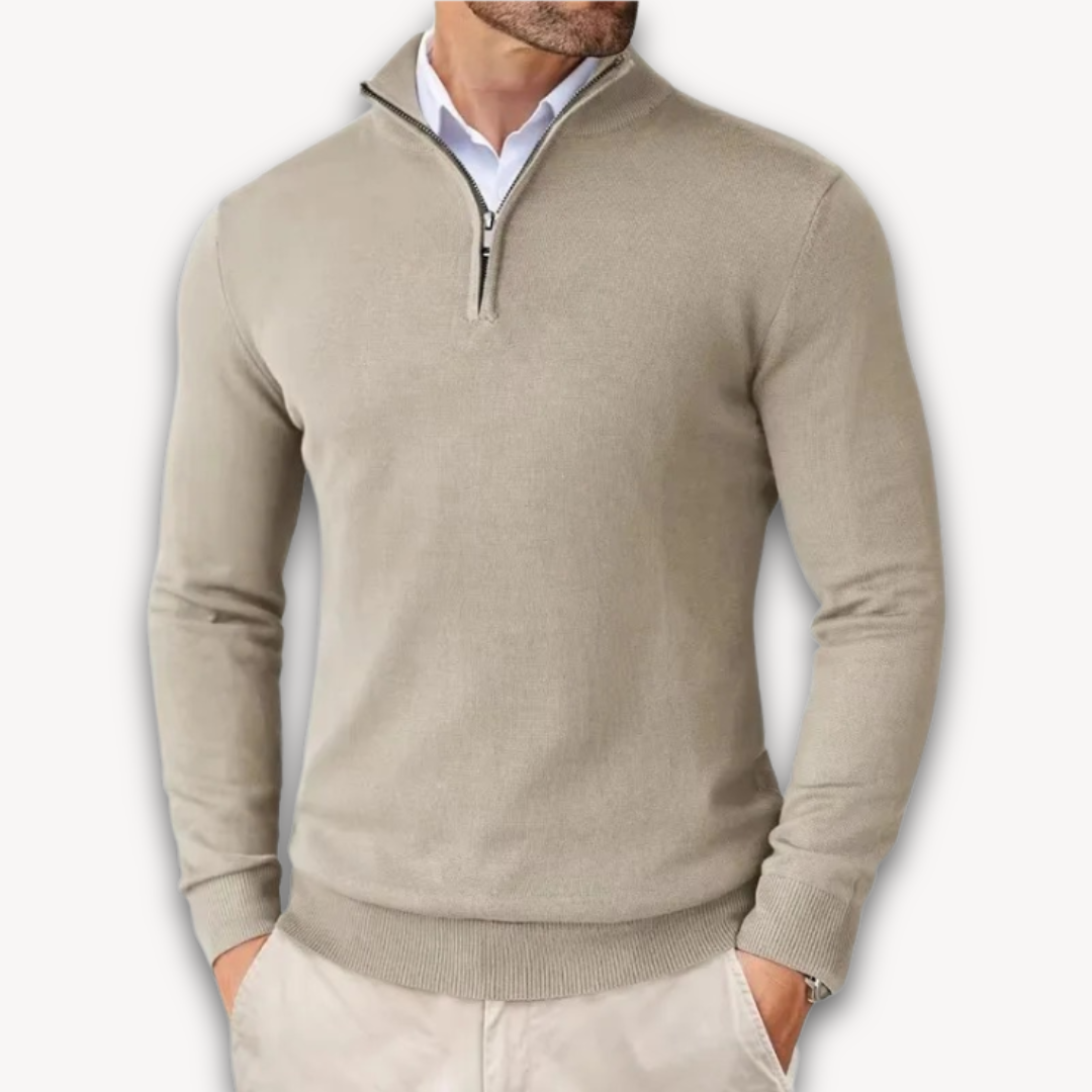 R&B | Pullover - Herren Viertelreißverschluss