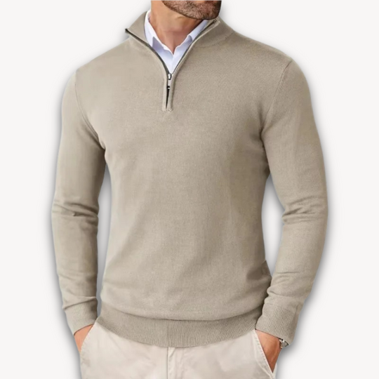 R&B | Pullover - Herren Viertelreißverschluss