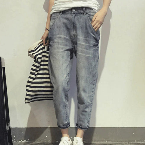 R&B | Verkürzte Länge Relaxed Slim Fit Weicher Denim mit Reißverschluss