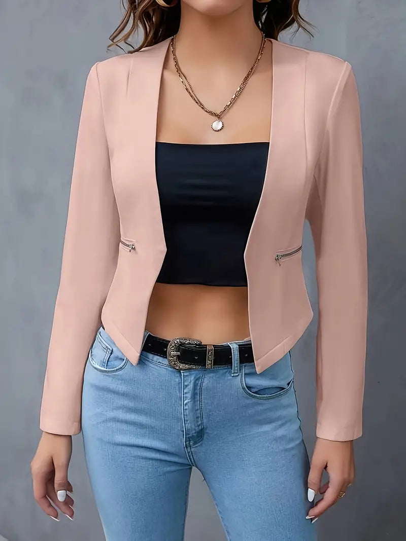 R&B | Blazer mit Reißverschlusstaschen